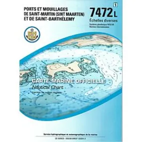 7472L PORTS ET MOUILLAGES DE ST MARTIN