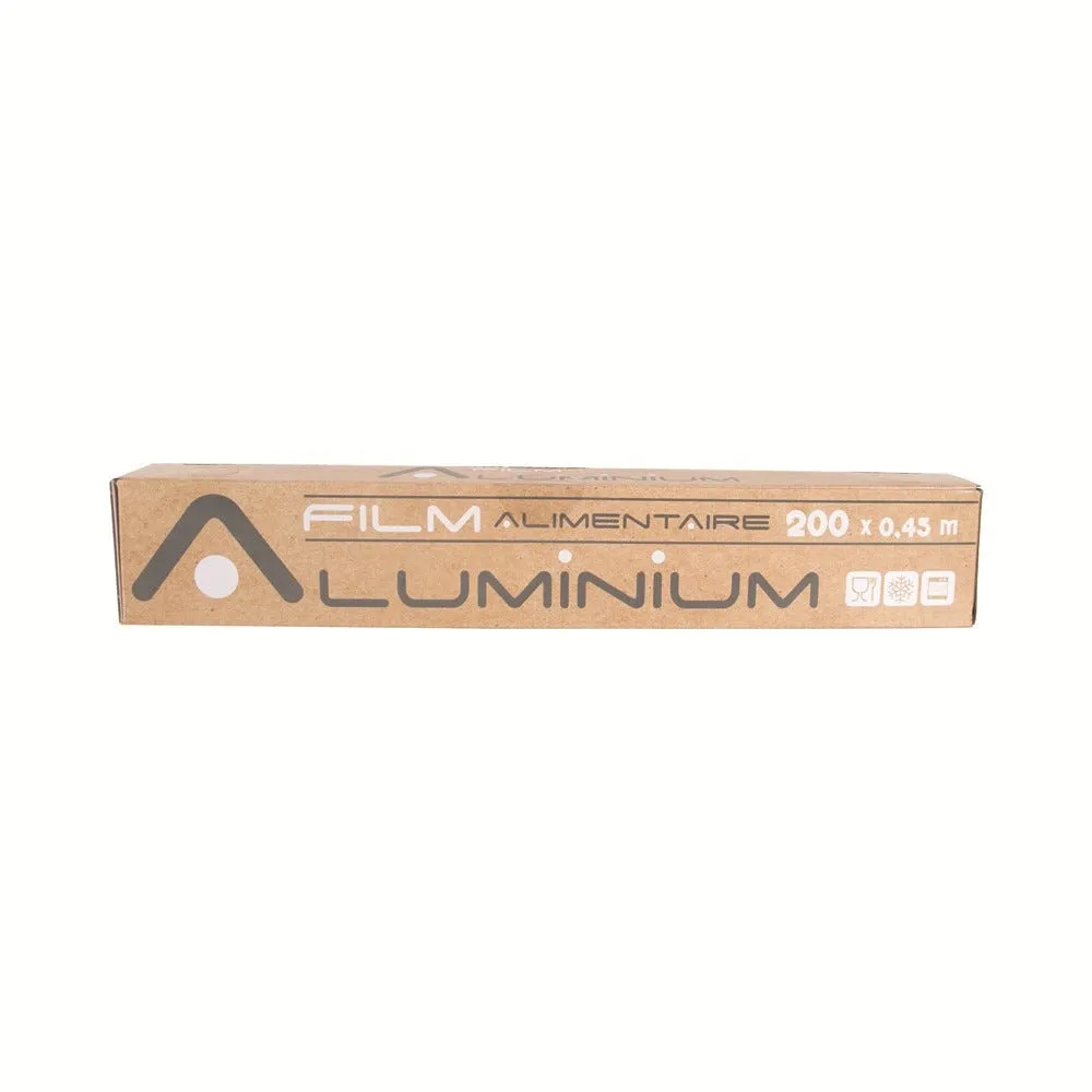 Aluminium pro en rouleau avec boite distributrice 200x0,45m par 6 pièces