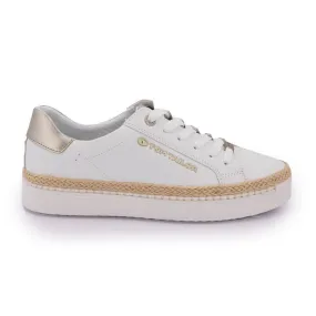 Baskets blanc et doré Femme TOM TAILOR à prix dégriffé ! | 