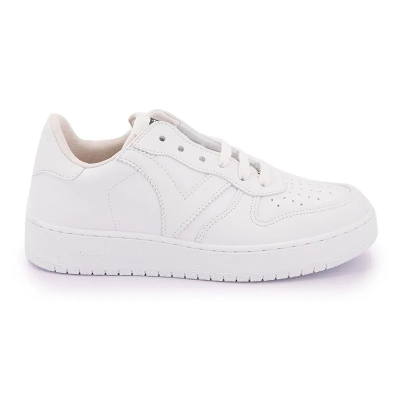 Baskets unie cuir basique Femme VICTORIA à prix dégriffé ! | 