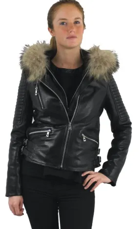 Blouson Cuir Paulene Arl