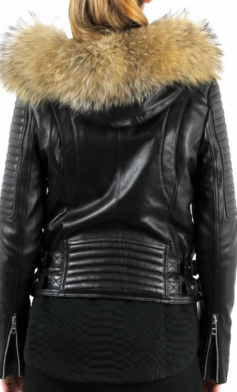 Blouson Cuir Paulene Arl