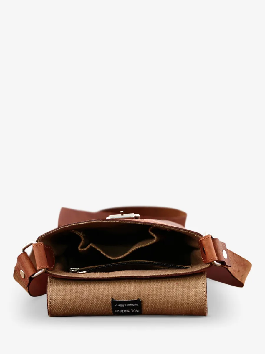 BROWN SHOULDER BAG WOMEN L'Authentique - S - Light Brown