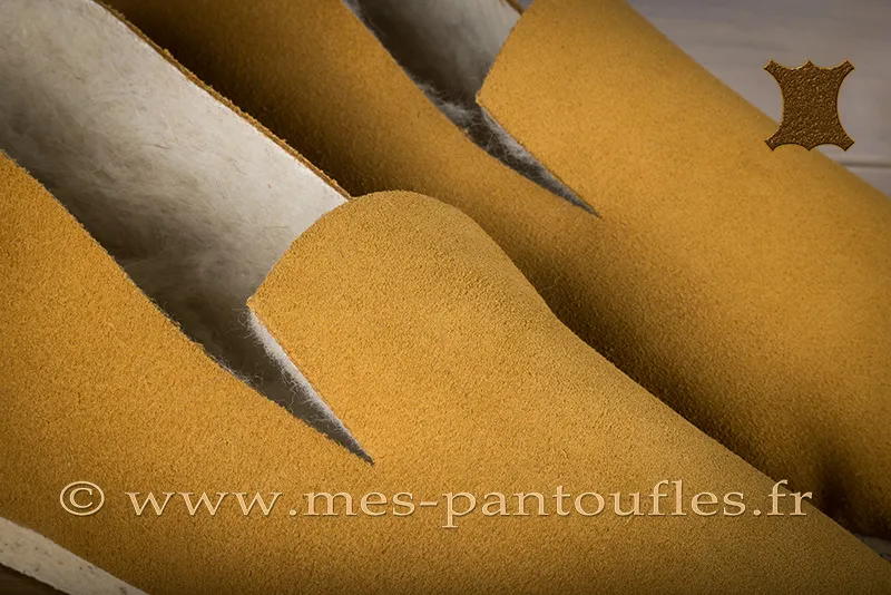 Charentaises cuir