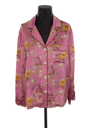 Chemise en soie LK Bennett Ava rose. Matière principale soie. Taille 38.