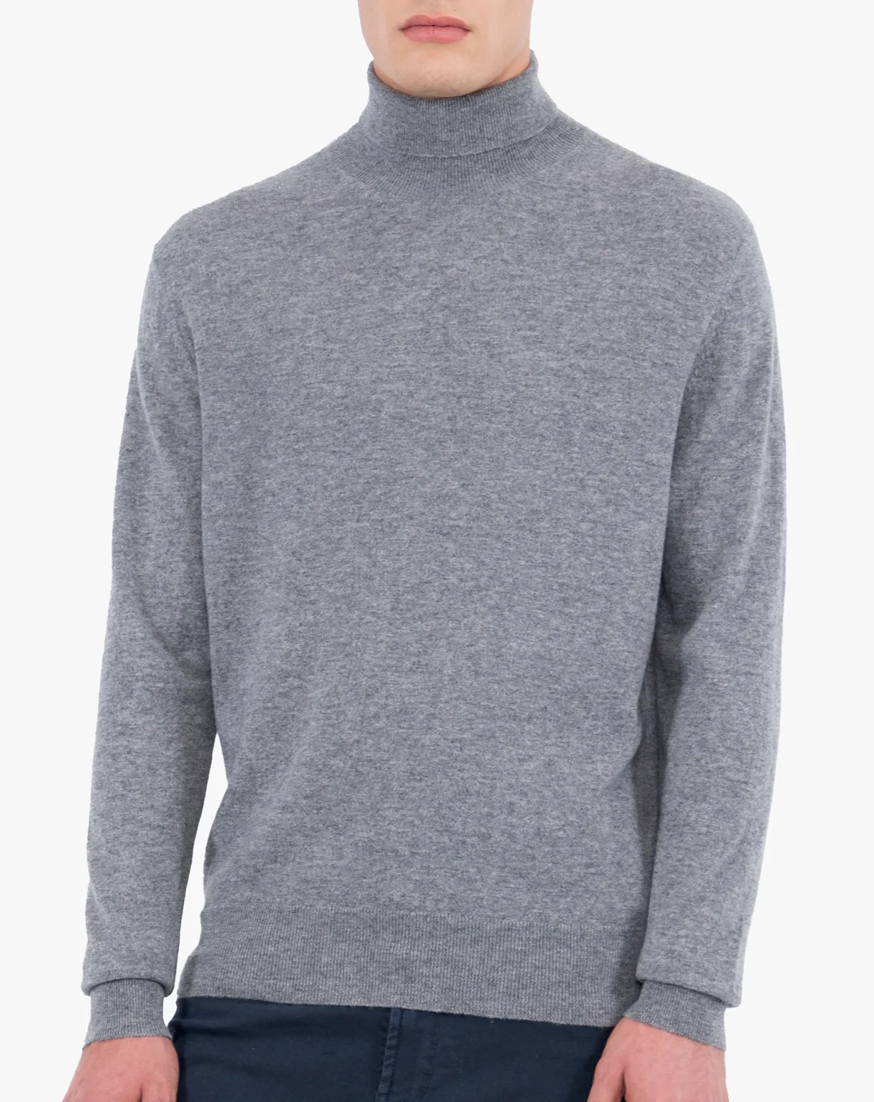 Col Roulé pour Homme Cachemire Fin