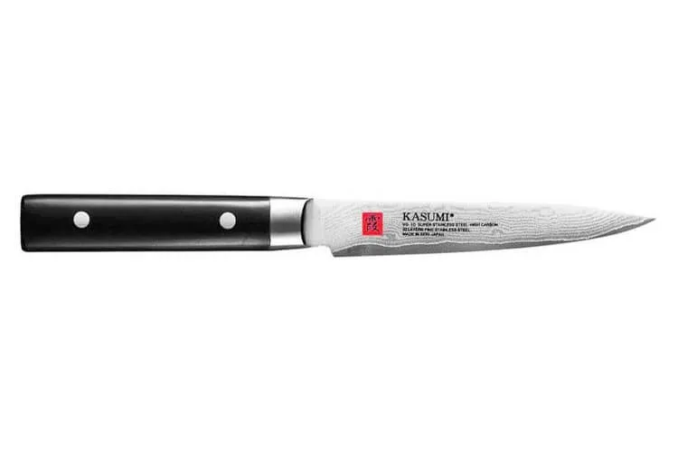 Couteau d'office japonais Kasumi Standard lame damas 12cm