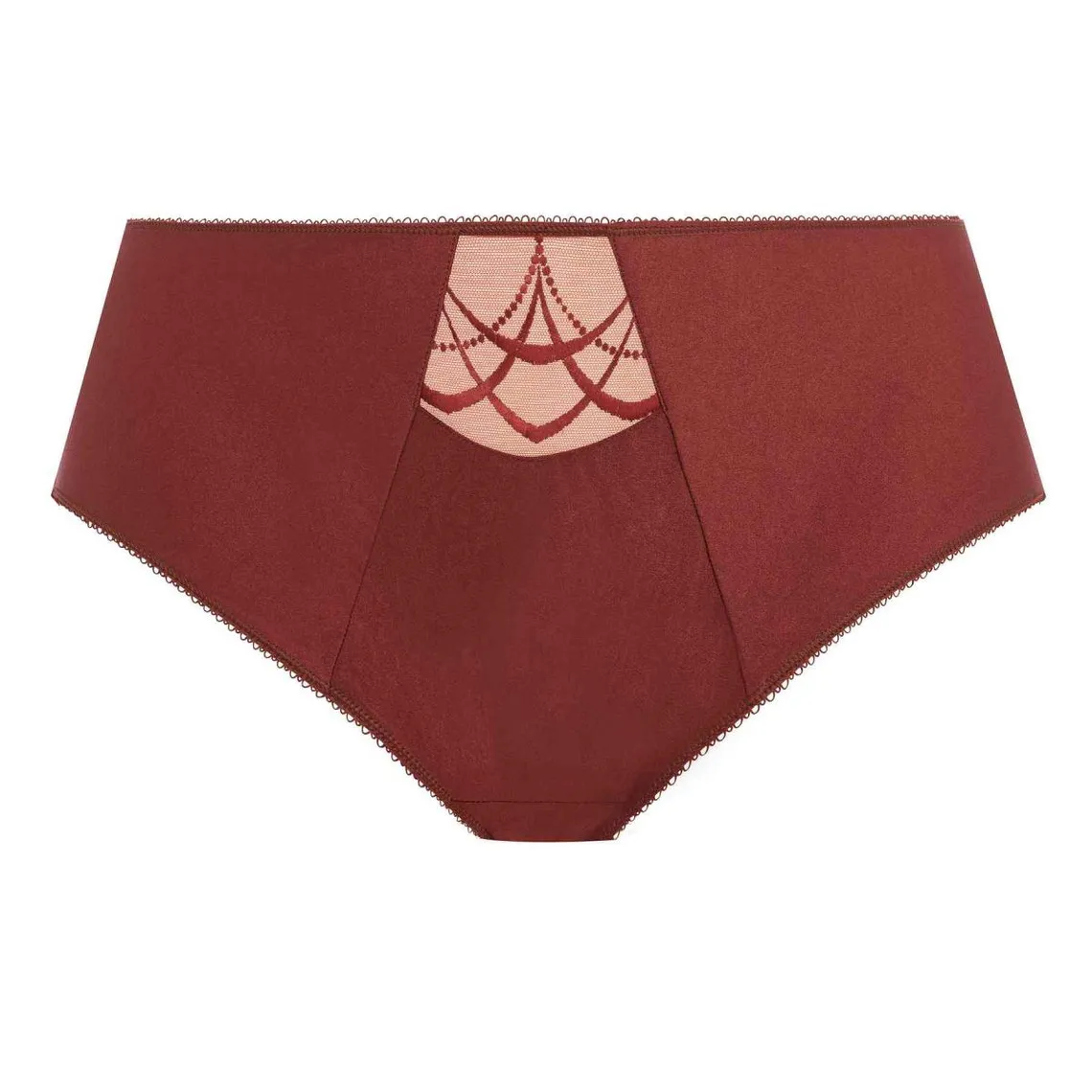 Culotte classique avec Dentelle et Broderie Plate - Orange - Elomi | 3 Suisses