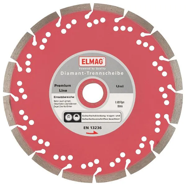 Disque diamant ELMAG 180 mm PREMIUM LINE - UNI alésage : 300 mm 61573-30 acheter à bas prix 