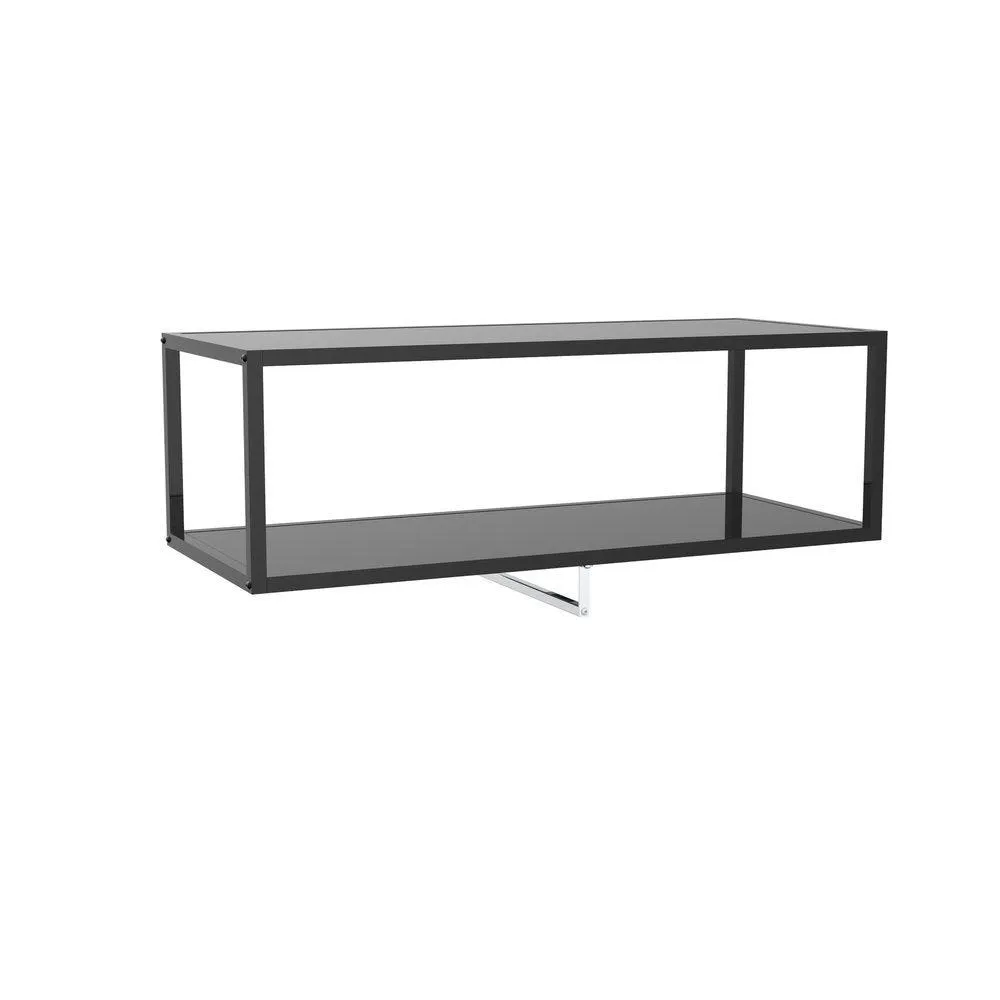 Etagère murale L94,2xP39,2xH30cm - noir brillant 9005