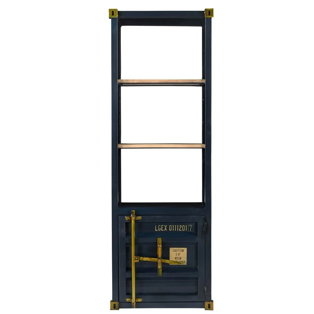 Etagère simple Container 61x40x177cm - bleu