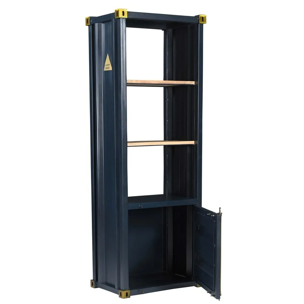 Etagère simple Container 61x40x177cm - bleu