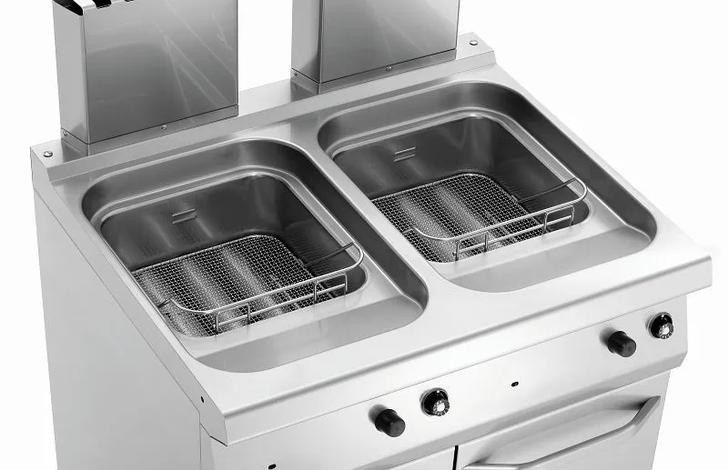 Friteuse Bartscher gaz 700 B800 2x15 l 2859271 acheter à bas prix 