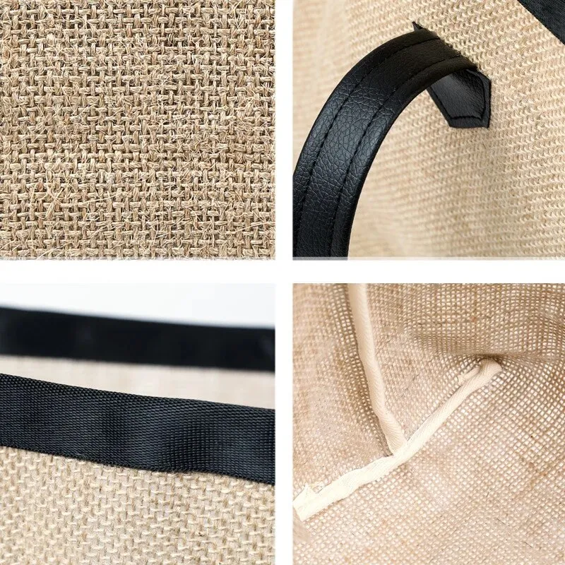 Grand sac de plage en lin