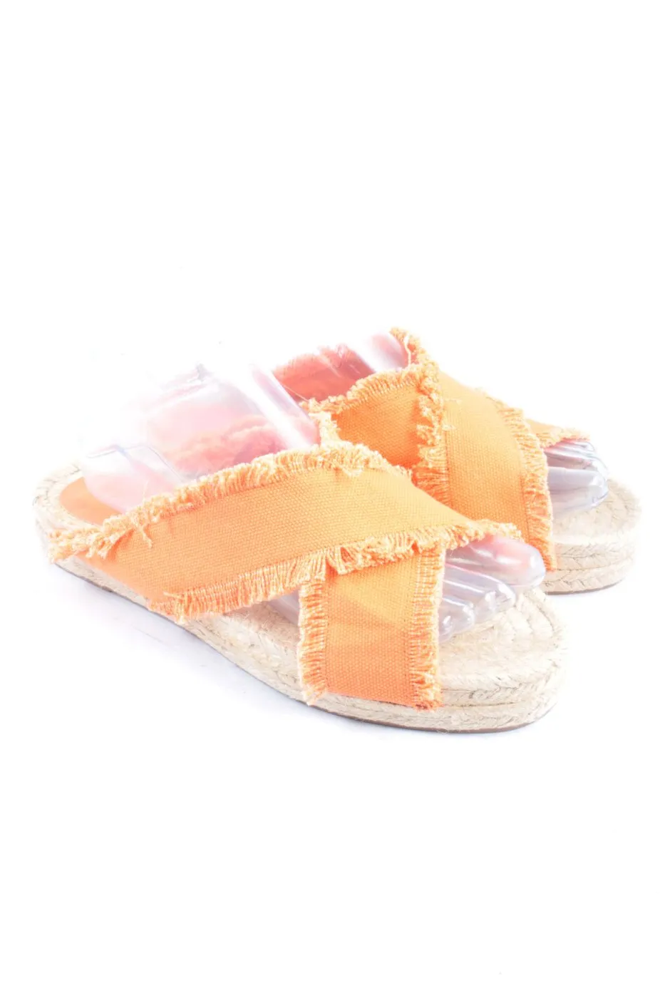 Ichi Sandales confort orange clair style décontracté