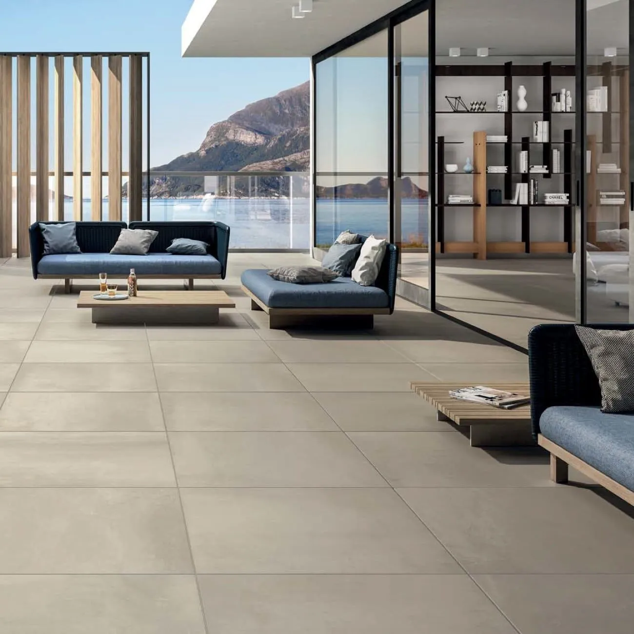 Italgraniti Metaline Plate 120x120 cm ML0512 | Carrelage imitation métal 