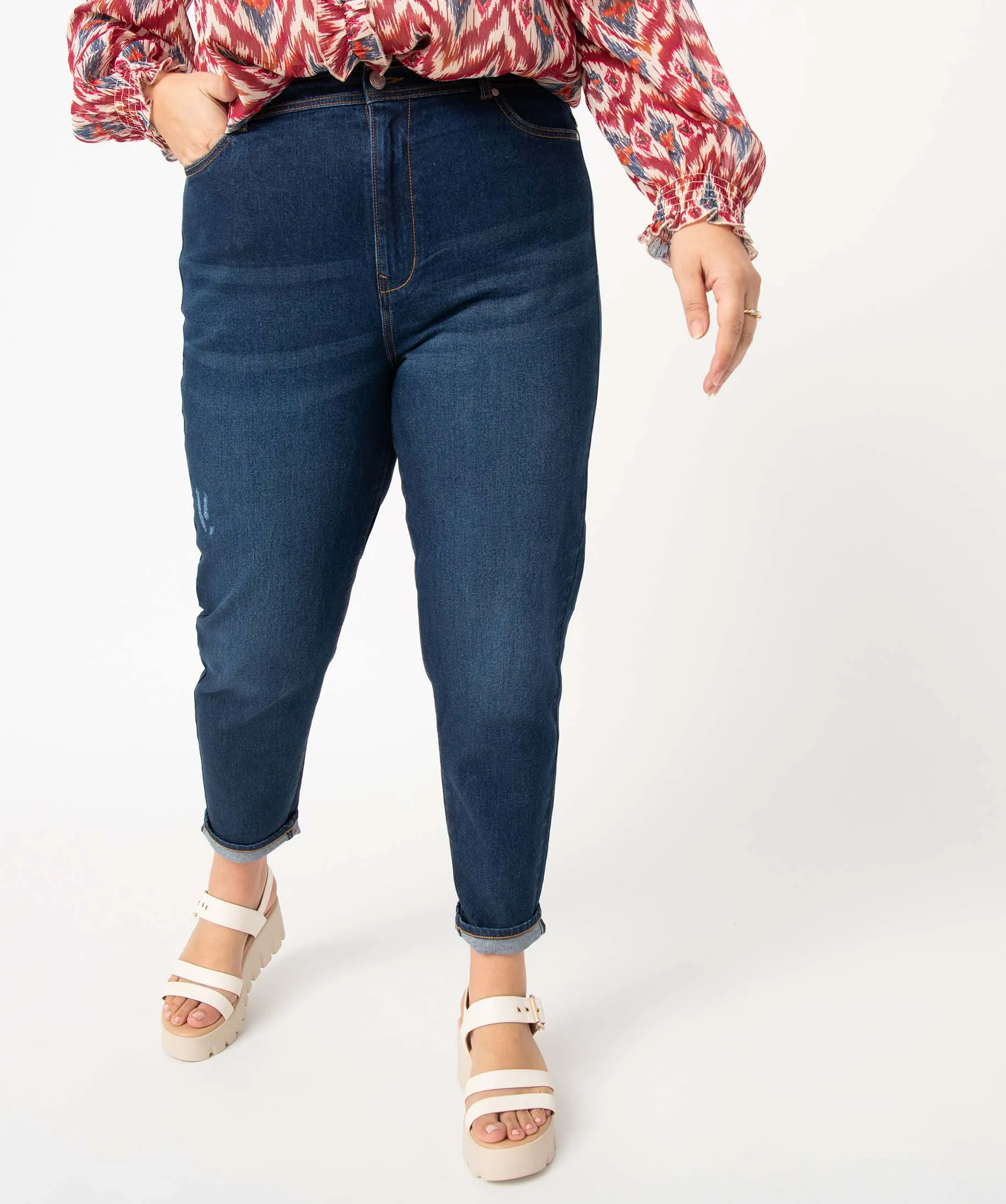 jean femme grande taille coupe slim a taille haute bleu taille haute
