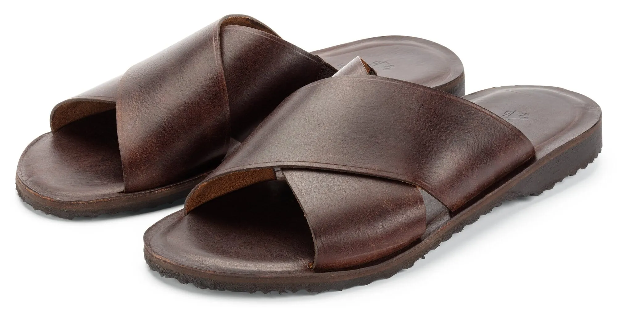 Mule en cuir pour homme