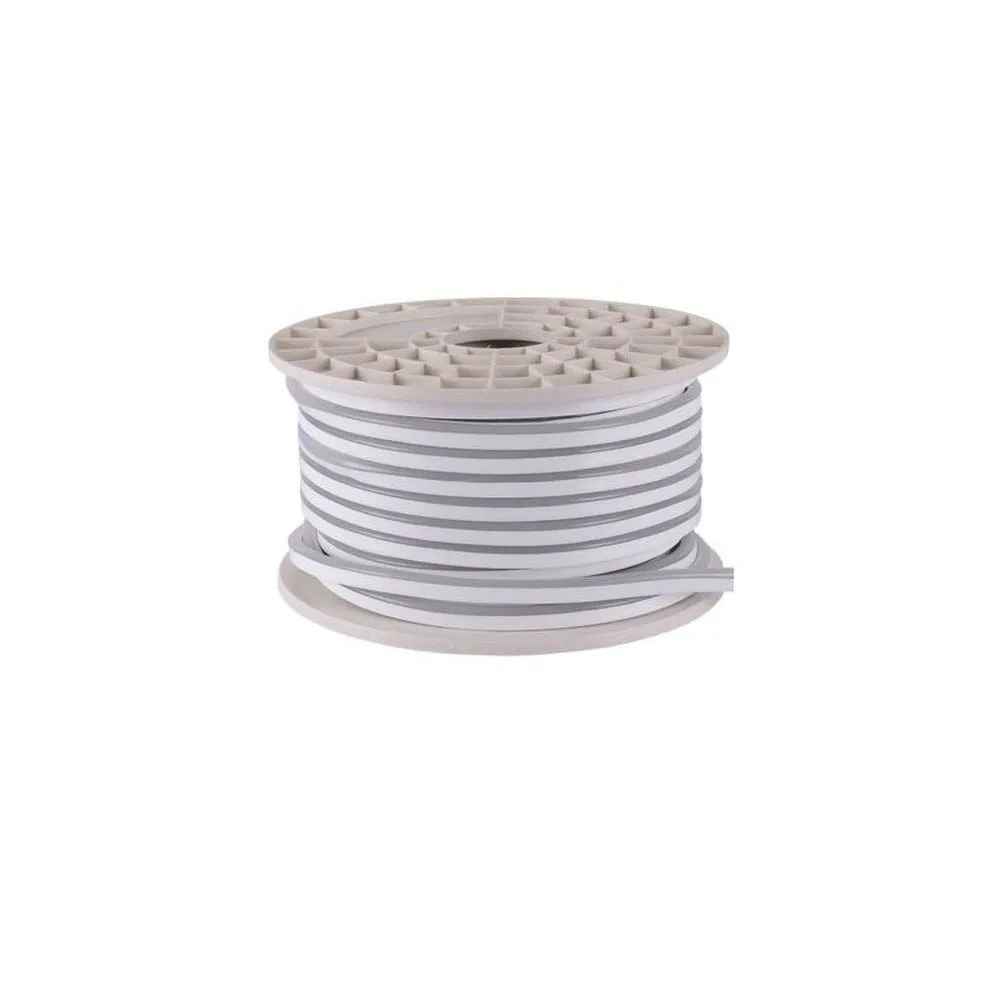 Néon flexible led étanche ip65 6w/m dc12v 120 smd/m l 50m blanc du jou