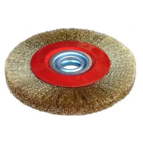 Outifrance 1 brosse disque pour touret 150 mm 20 mm - Alésage 16 mm