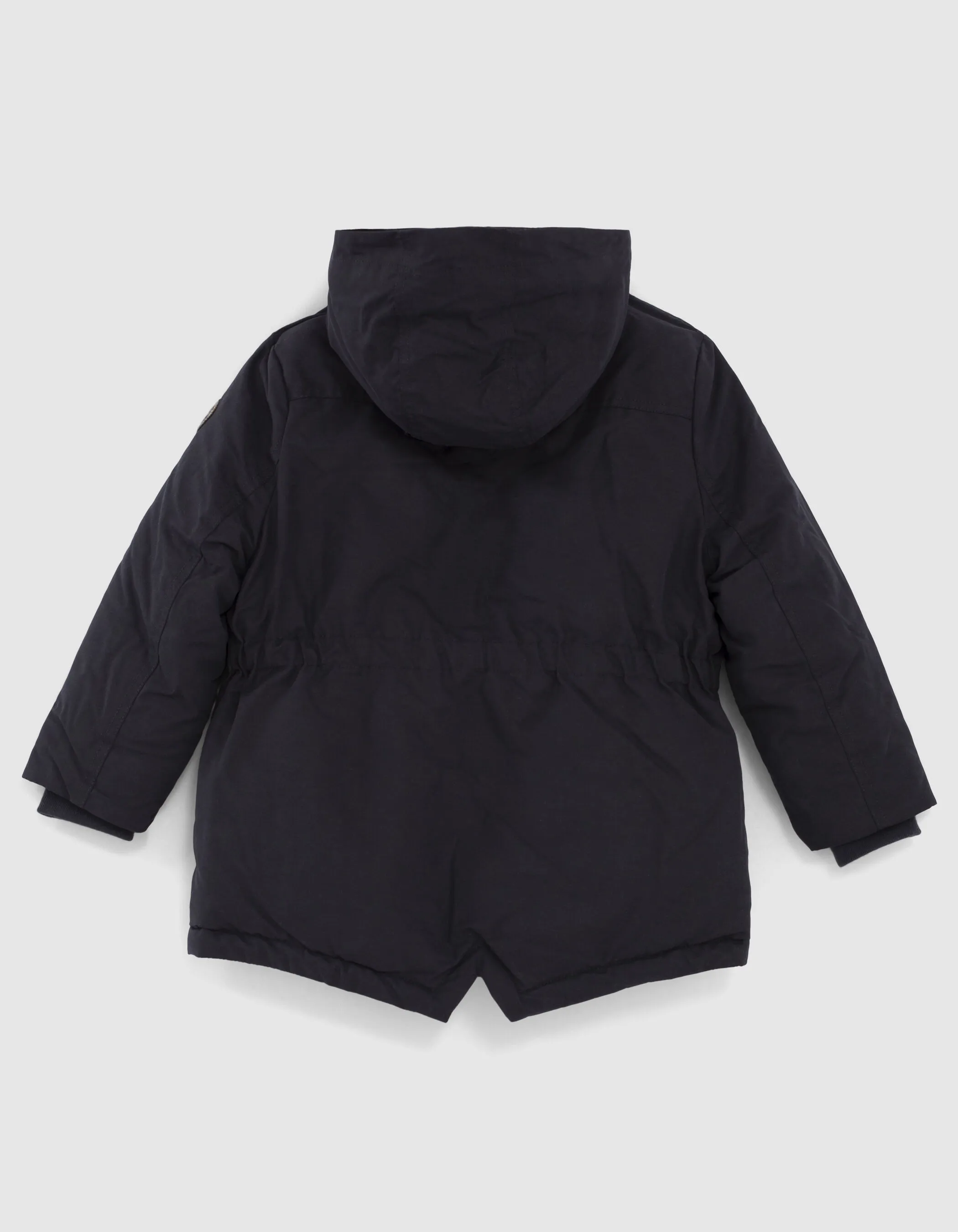 Parka 2 en 1 navy sous-doudoune dorée fille