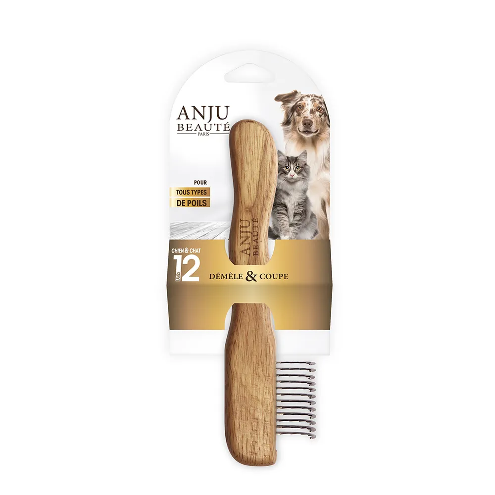 Peigne pour chien & chat démêloir 12 lames