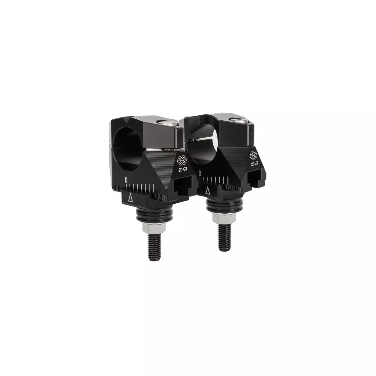 Pontets De Guidon Gilles Tooling 2Dgt Réglables Noir 1090956 - Pontet de guidon