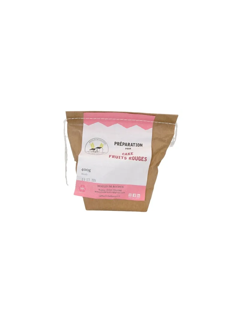 Préparation pour cake aux fruits rouges 400g - Cuisine 