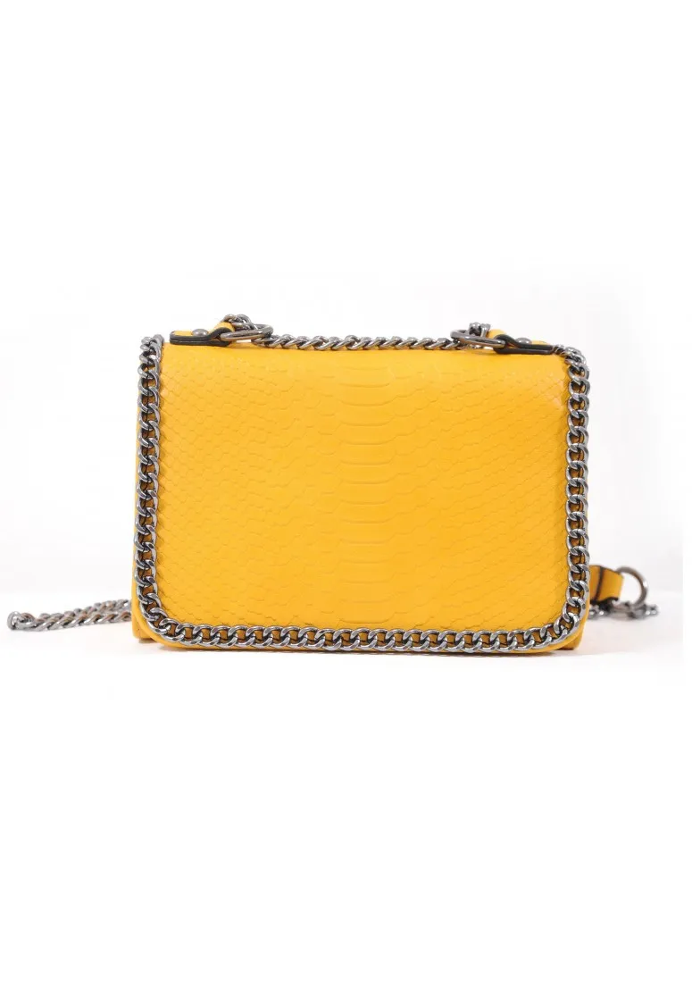 Sac moutarde avec chaine