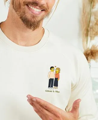Sac XXL Couple cartoon personnalisé