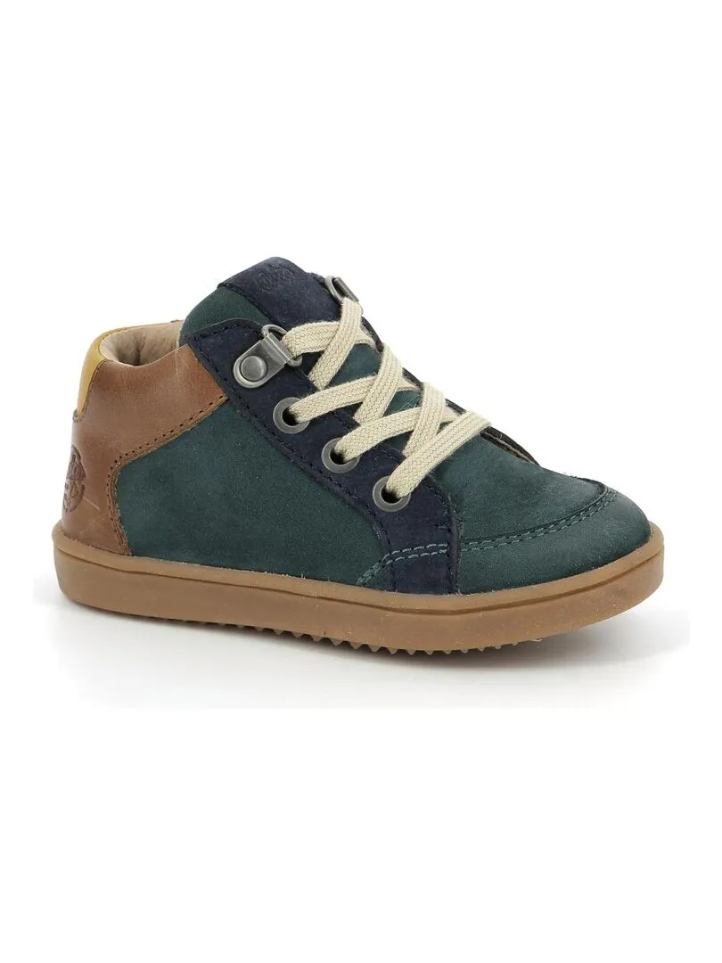 Sneakers hautes Cuir Woucity - Vert