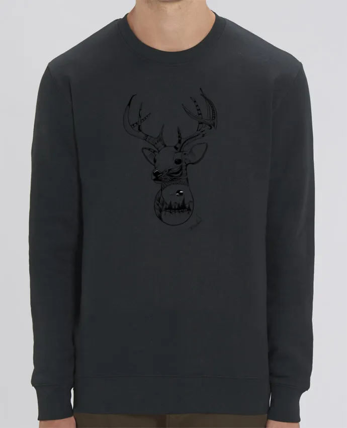 Sweat-shirt .American Wolf. Par The Wild Light