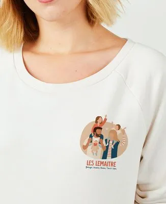 Sweatshirt homme Famille sur les épaules