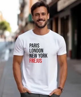 T-Shirt Paris London New York Fréjus