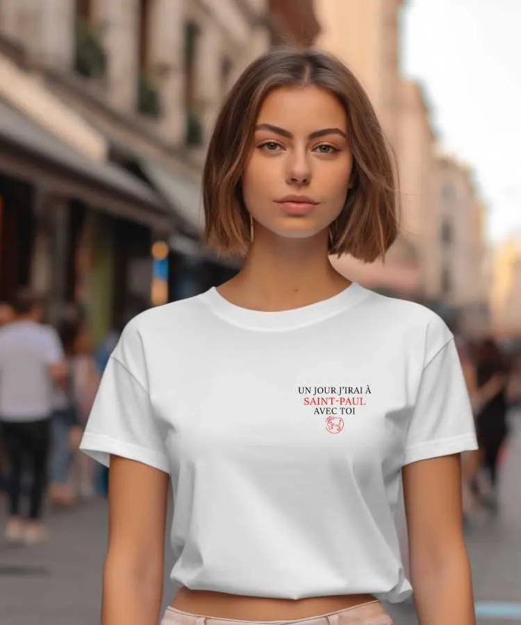 T-Shirt Un jour j'irai à Saint-Paul avec toi