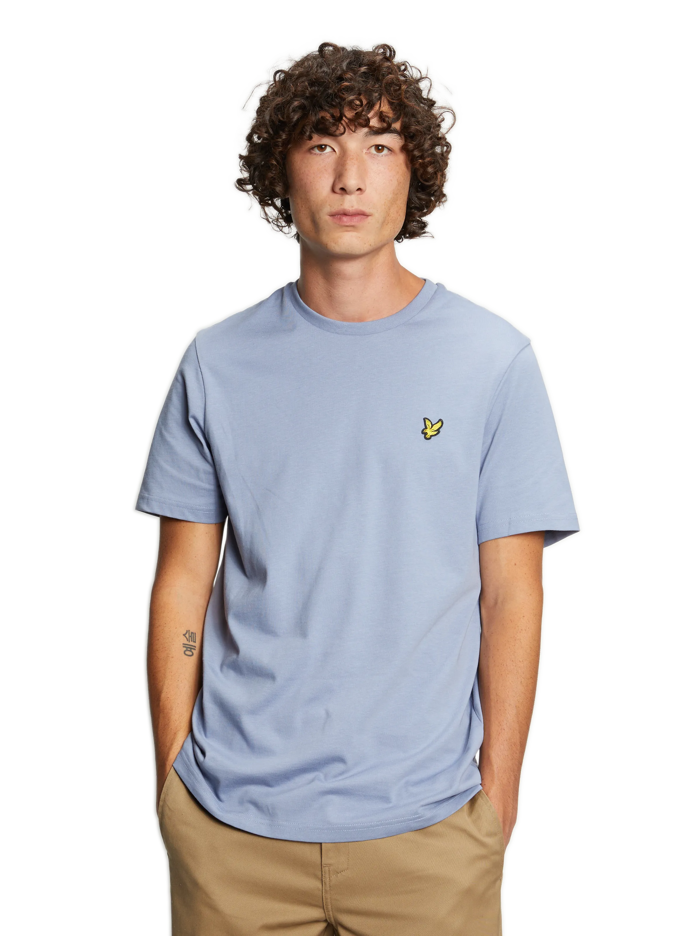 T-SHIRT UNI EN COTON - LYLE & SCOTT pour HOMME | Printemps