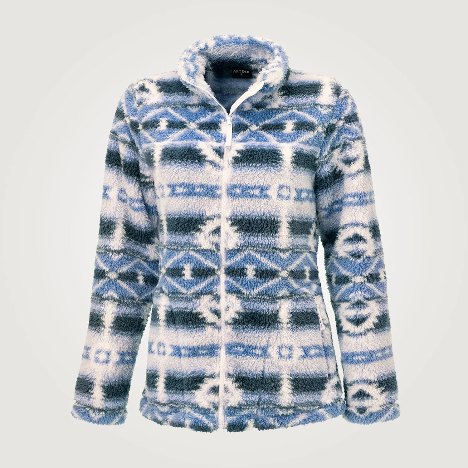 Veste polaire Sherpa imprimée pour dames ⋆ Lehner Versand