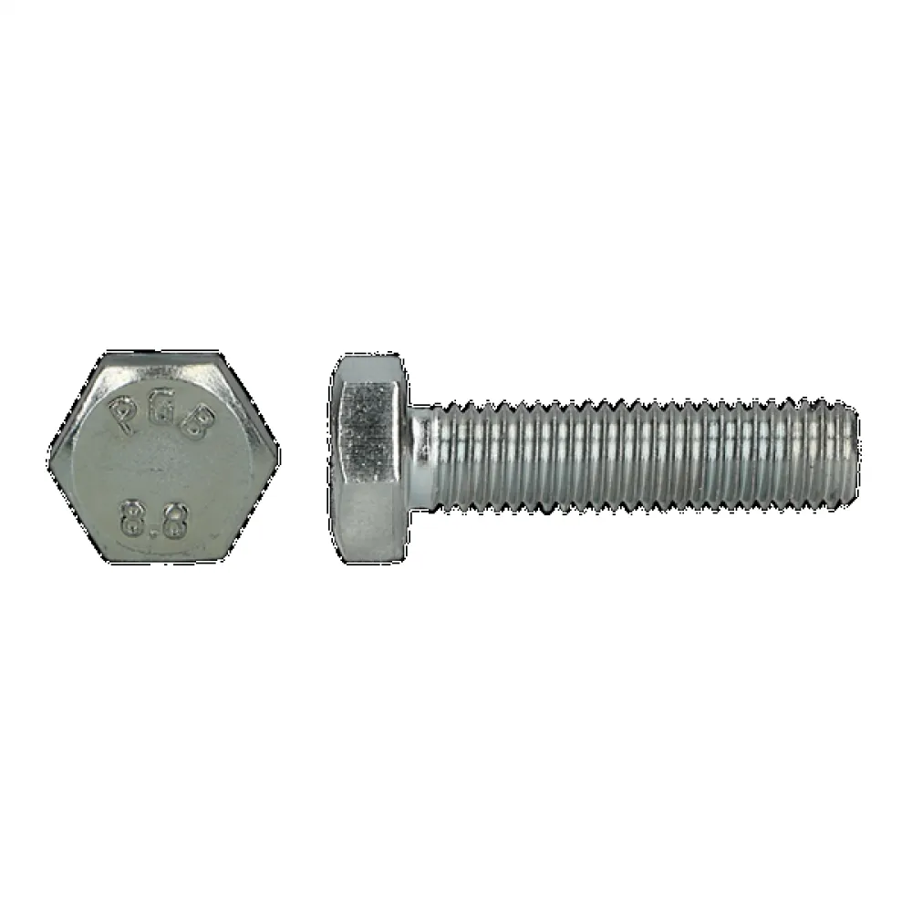 Vis tête hexagonale DIN 933 zingué classe 8.8 PGB "933801012000603" de 12 x 60 mm